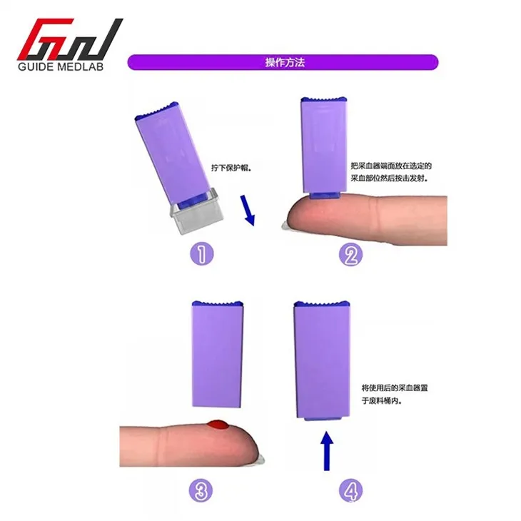 2 blood draw needle types sterile